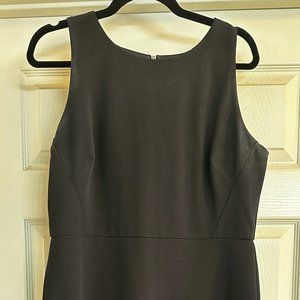 GUC Vince Camuto Black Zip Sheath Dress - 14